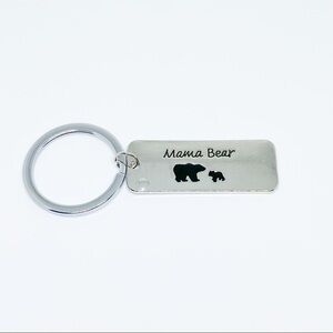 Big Day Boxes Mama Bear Keychain Silver Tone Mother‎ Gift New